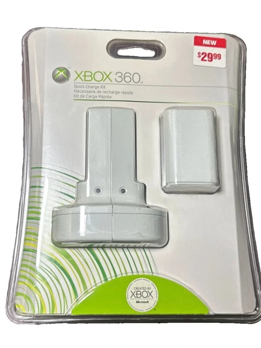 Microsoft Xbox 360 Live Quick Charge + Play & Charge Kit NEW SEALED